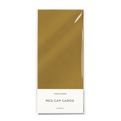 Gold Tissue Paper|Red Cap Cards