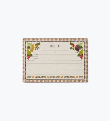 Pack Of 12 Harvest Recipe Cards|Rifle Paper