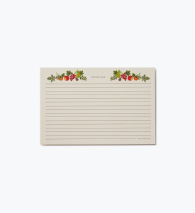 Pack Of 12 Harvest Recipe Cards|Rifle Paper