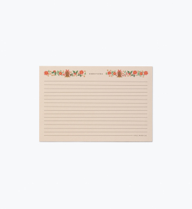 Pack Of 12 Holly Jolly Recipe Cards|Rifle Paper