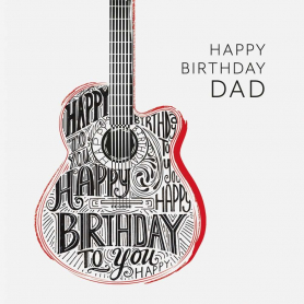 Birthday Guitar Dad