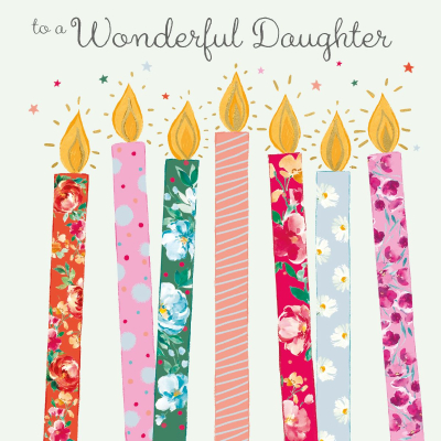 Birthday Candles Daughter