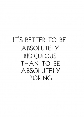 Its Better To Be