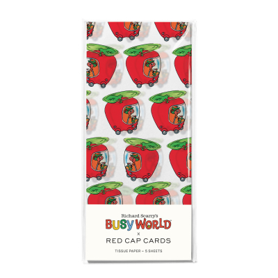 Lowlys Apple Car Tissue Paper|Red Cap Cards