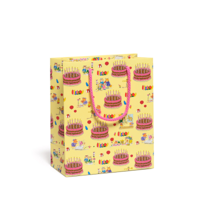 Dolly Pig Birthday Medium Bag|Red Cap Cards