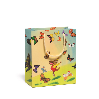 Bunny And Butterflies Medium Bag|Red Cap Cards