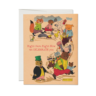 Right Here Birthday Card|Red Cap Cards