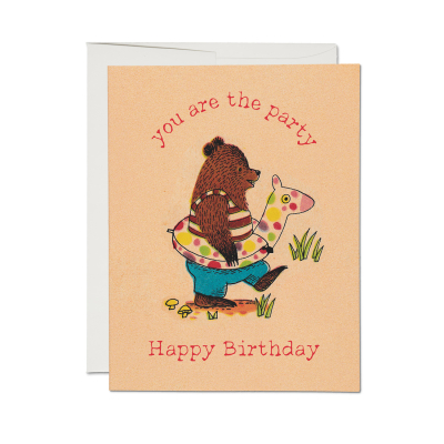 You Are The Party Birthday Card|Red Cap Cards