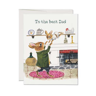 To The Best Dad Fathers Day Card|Red Cap Cards
