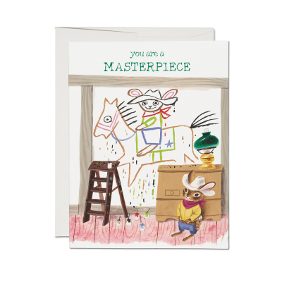 You Are A Masterpiece Friendship Card|Red Cap Cards