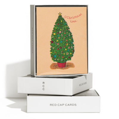 O Christmas Tree Holiday Boxed Set|Red Cap Cards