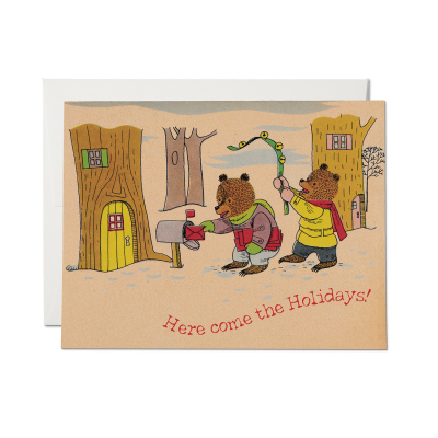 Holiday Time Card|Red Cap Cards