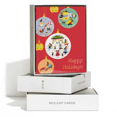 Holiday Mice FOIL Boxed Set|Red Cap Cards
