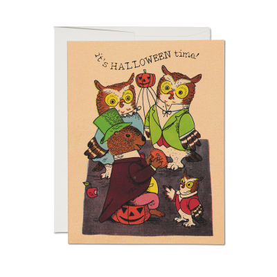 Halloween Time Card|Red Cap Cards