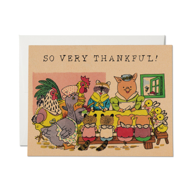 Thanksgiving Spread Card|Red Cap Cards