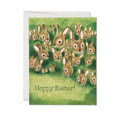 Rabbit Family Easter Card|Red Cap Cards