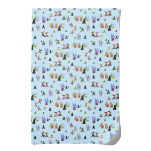 Winter Scene Holiday Wrap Roll|Red Cap Cards