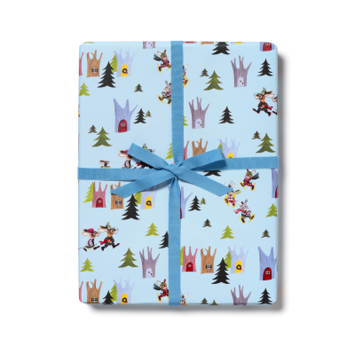 Winter Scene Holiday Wrap|Red Cap Cards