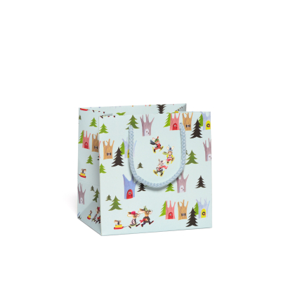 Winter Scene Holiday Small Bag|Red Cap Cards