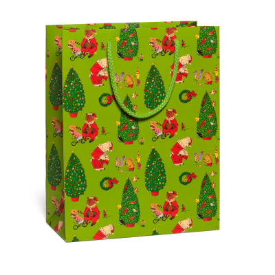 Jolly Bears Holiday Large Bag|Red Cap Cards
