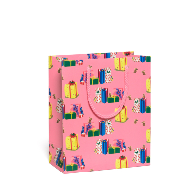 Mice And Presents Holiday Medium Bag|Red Cap Cards