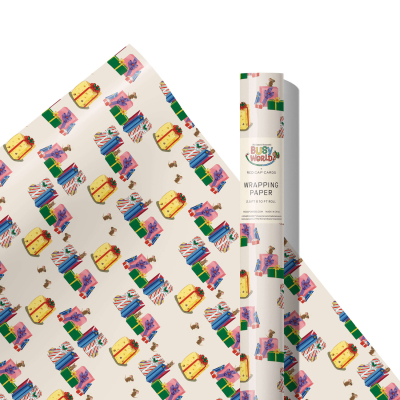 Mice And Presents Holiday Continuous Wrap|Red Cap Cards