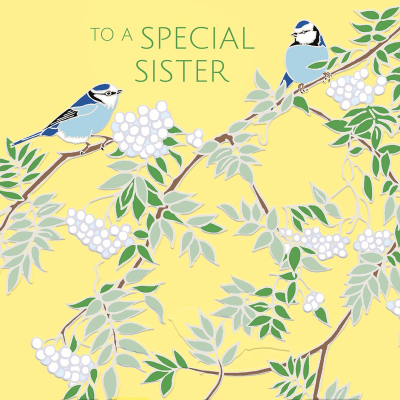 Blue Tits And Rowan Sister