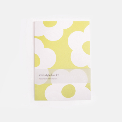 Green Flower A5 Softback Notebook|Caroline Gardner