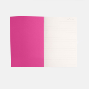 Mono Linked Hearts A5 Softback Notebook|Caroline Gardner