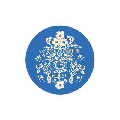 Blue Flower Bouquet Coaster|Seedlings