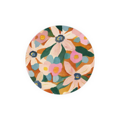 Pinwheel Floral Coaster|Seedlings