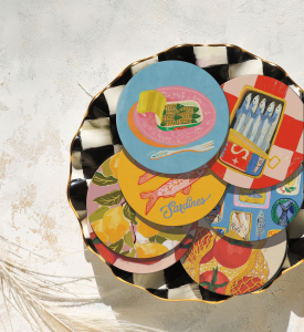 Sardine Plate Round Coaster|Seedlings