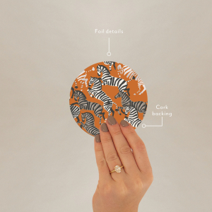 Zebra Race Round Coaster|Seedlings