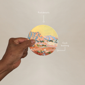 Shadow Rocks Round Coaster|Seedlings