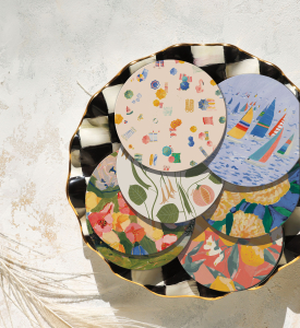 Beach Bums Round Coaster|Seedlings