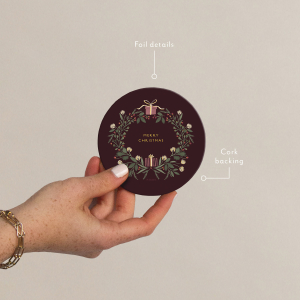 Christmas Wreath Coaster|Seedlings