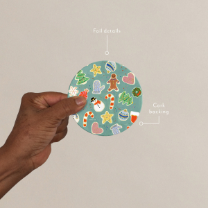 Christmas Cookies Coaster|Seedlings