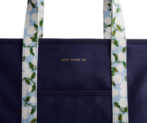 Hydrangea Canvas Carry All|Rifle Paper