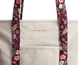 Dahlia Canvas Carry All|Rifle Paper