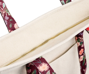 Dahlia Canvas Carry All|Rifle Paper