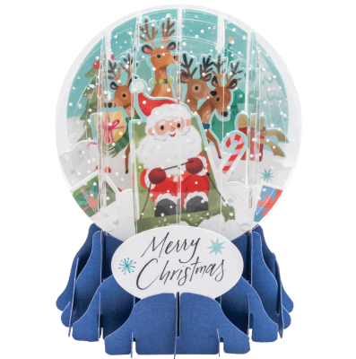 Sledding Santa|Up With Paper