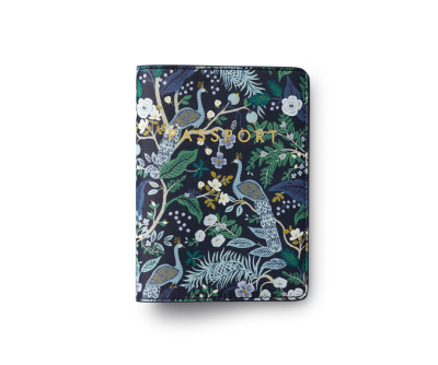 Peacock Passport Holder|Rifle Paper