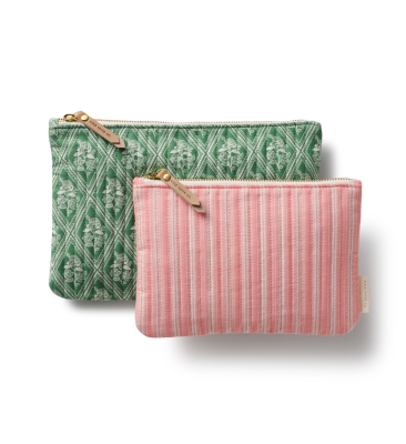 Rose Study Quilted Pouch Set|Rifle Paper