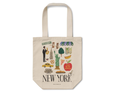 New York Canvas Tote Bag|Rifle Paper