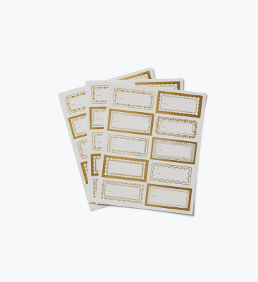 Gold Stripes Stickers & Labels Set|Rifle Paper