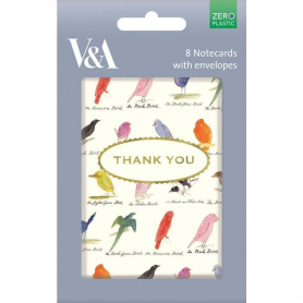 NOTECARD Social Edward Lear Birds