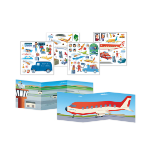 At The Airport Reusable Sticker Tote|Peaceable Kingdom