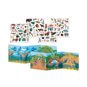At The Zoo Resuable Sticker Tote|Peaceable Kingdom