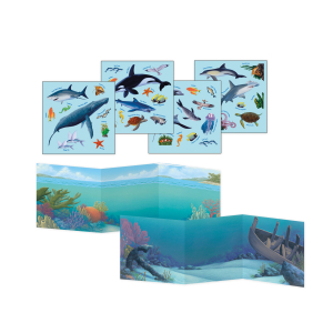 Ocean Animals Reusable Sticker Tote|Peaceable Kingdom