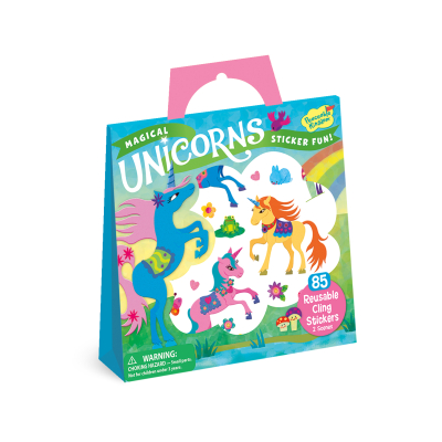 Magical Unicorns Reusable Sticker Tote|Peaceable Kingdom